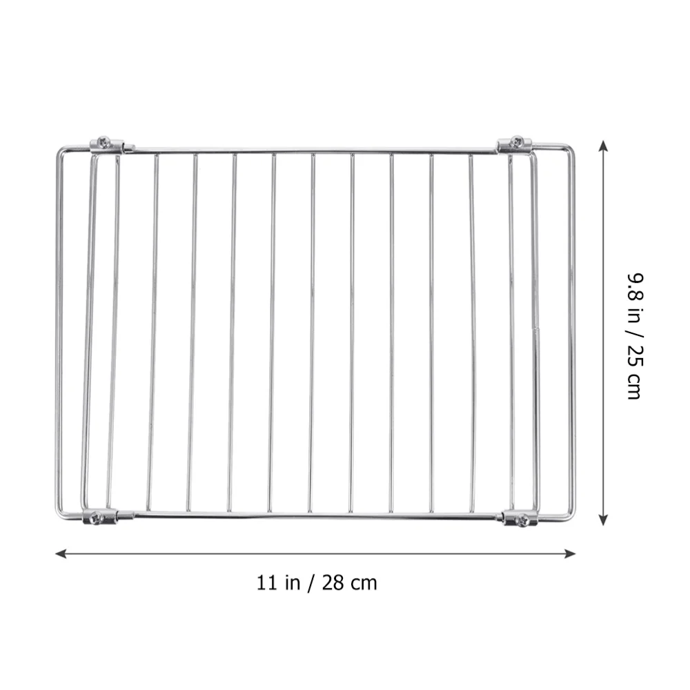 

1Pc Electric Oven Grill Mesh Useful BBQ Wire Rack Barbecue Stainless Steel Mesh