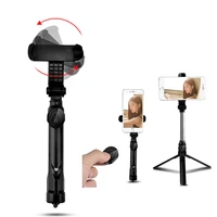 universal bluetooth tripod selfie stick suitable for phone camera ith shutter monopod tripod stand phone selfie stick