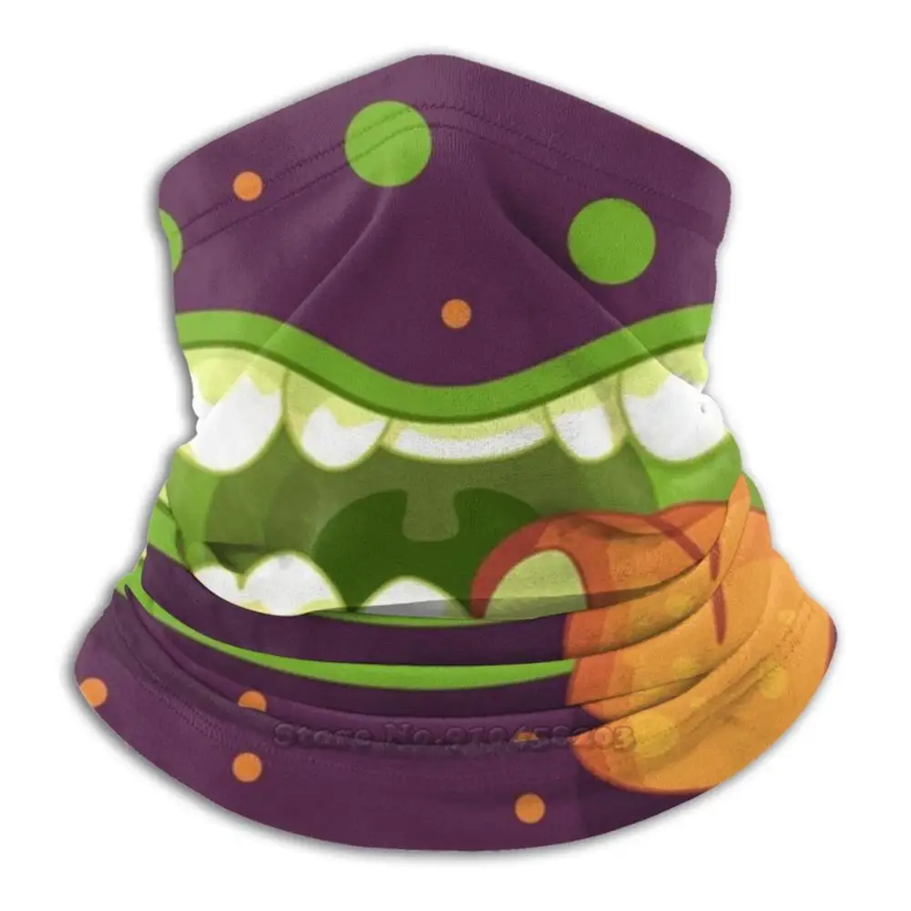 

Монстр рот бандана шарф-маска шеи Теплый головной убор Монстр открытым ртом комикс мультфильм Рисунок Красочные забавные зубы 19