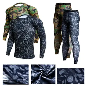 Комплекты термобелья для мужчин, зимнее термобелье, кальсоны, зимняя одежда для мужчин, плотная однотонная Термоодежда, Прямая поставка