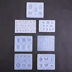 1 шт. Подвеска ремесла Сделай Сам прозрачный УФ Смола жидкого силикона сочетание формы для 