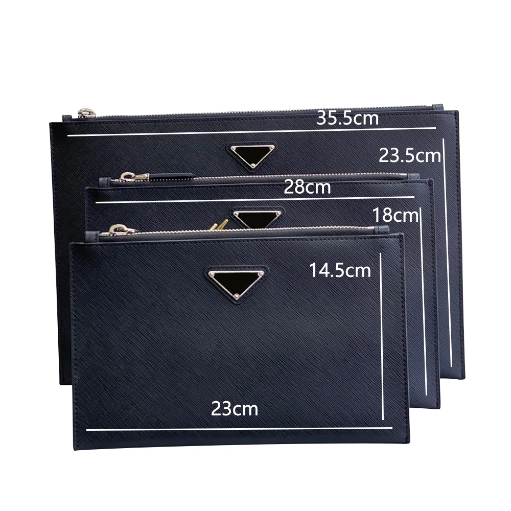 Высококачественный дизайнерский Кожаный клатч для мужчин саржевая Сумка