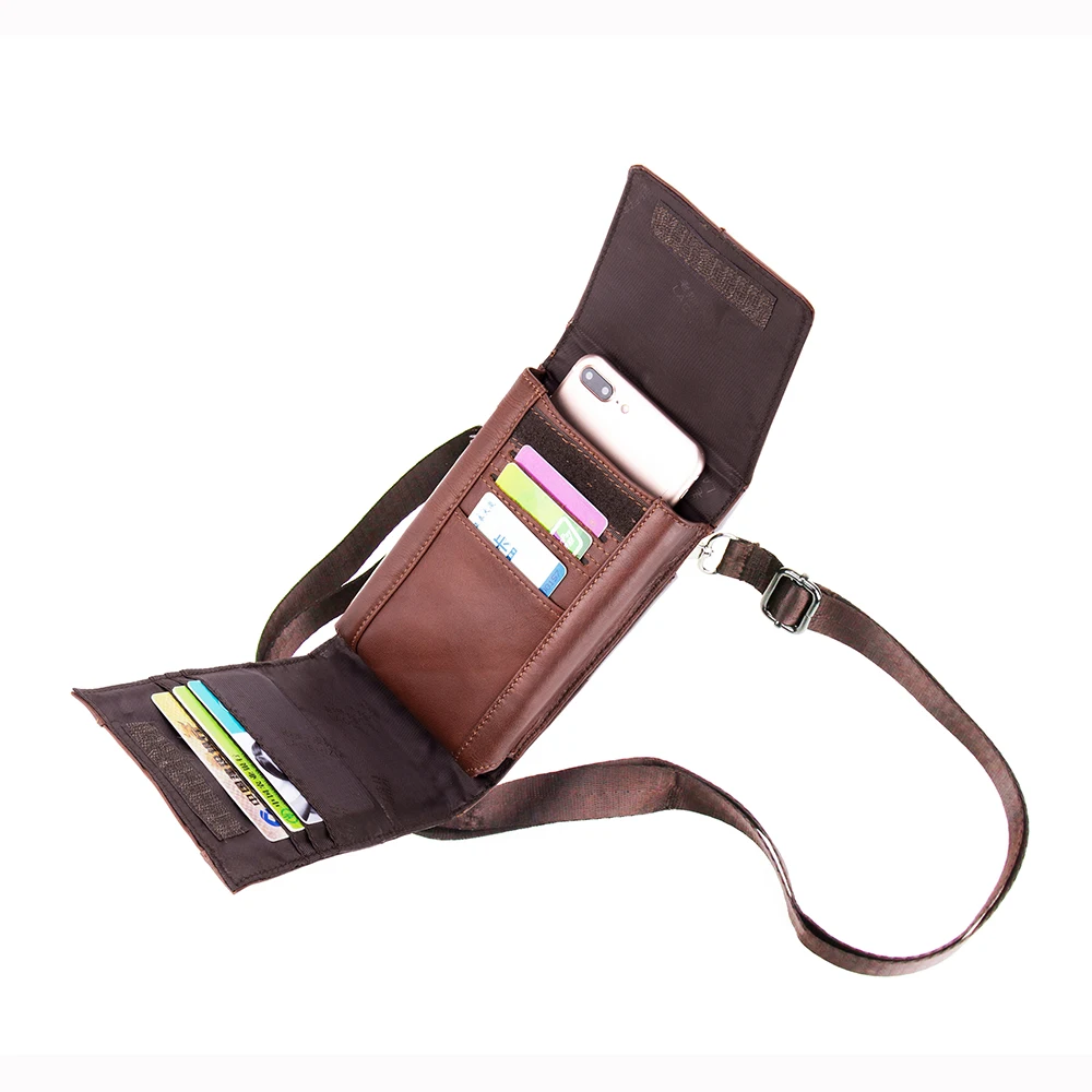 LAOSHIZI сумка для сотового телефона из воловьей кожи держатель карт поясной ремень