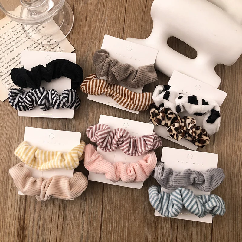 Повязка на голову женская с леопардовым принтом из кашемира |