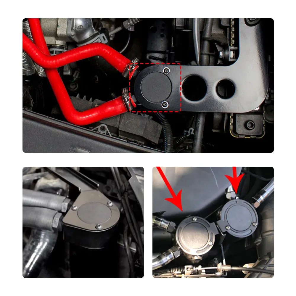 RYANSTAR маслоуловитель для автомобильного топливного бака 2-портовый гонок с