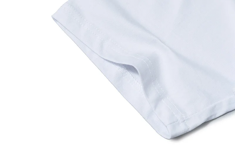 High street print short sleeve T-shirt trendy street loose contrast Angel print round neck Short Sleeve Tee