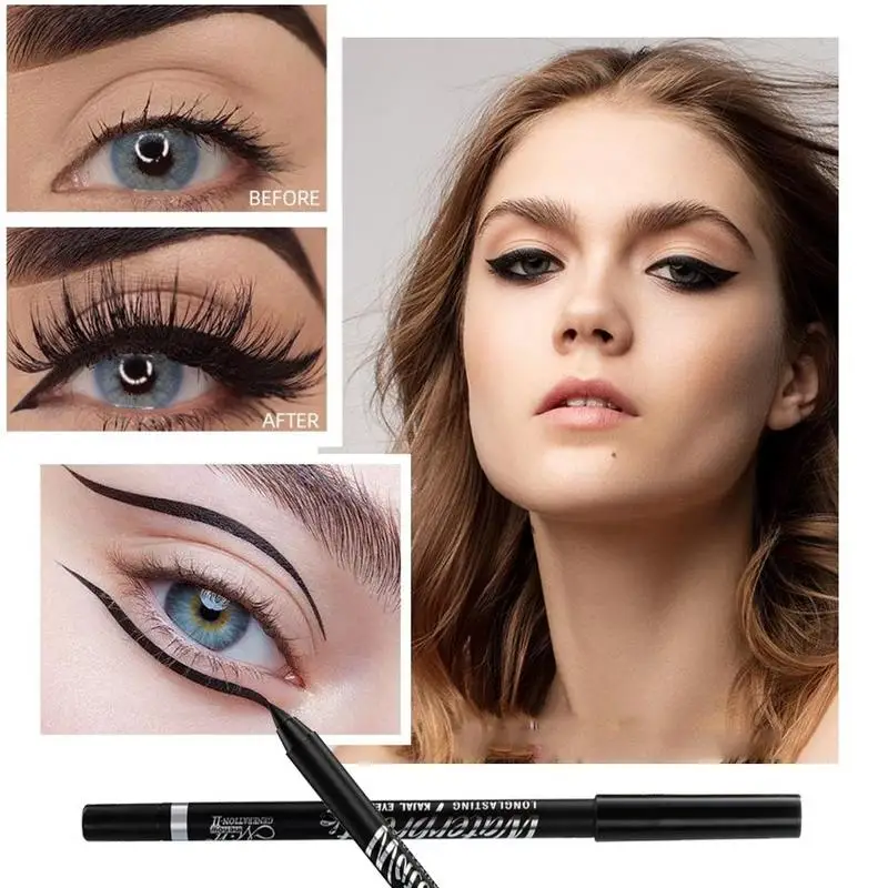 Высококачественная подводка для глаз водостойкая тонкая золотая начинающих и