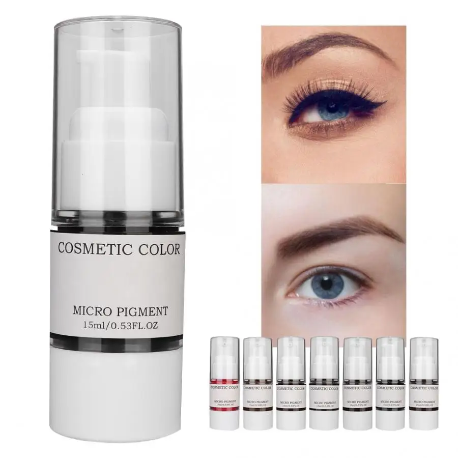 Тату чернил растительные экстракты микроблейдинг длительная татуировка для губ