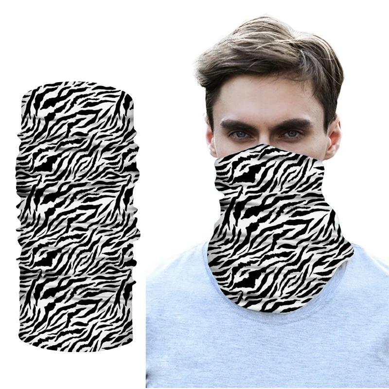 

Cotton Elastic Sport Head Face Neck Gaiter Tube Bandana Scarf Dustproof Breathable Cycling Half Face Scarf Outdoor Accessories