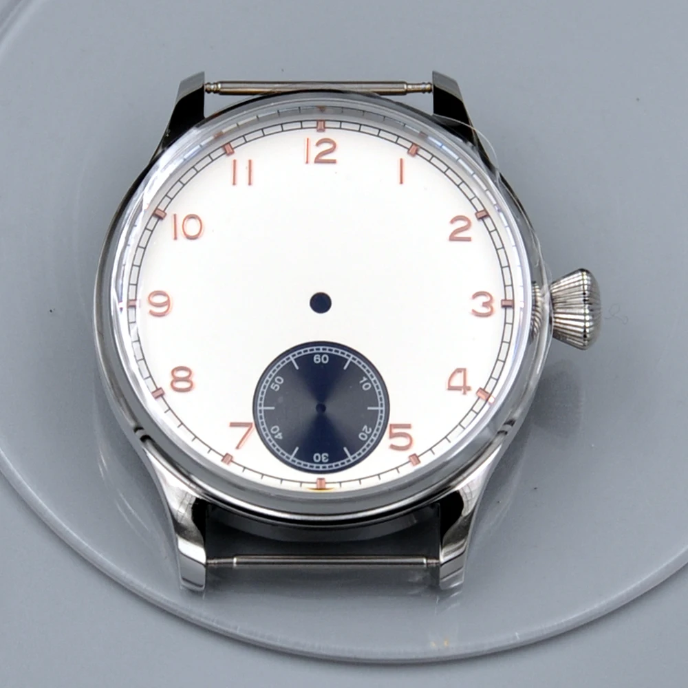 Ремешок из нержавеющей стали для часов 44 мм подходит ETA 6498 6497|Часы Чехлы| |