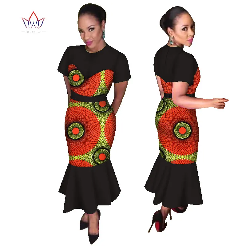 Плюс Размеры летние платья женские 2017 Традиционные Африканские модные Костюмы