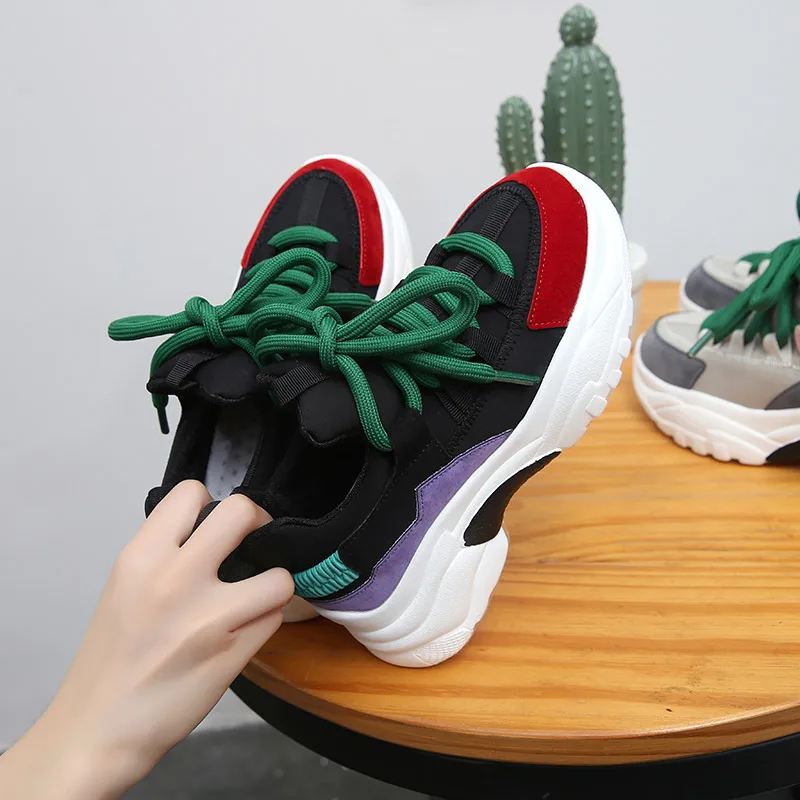 Женские сетчатые дышащие кроссовки RASMEUP удобные повседневные на толстой подошве