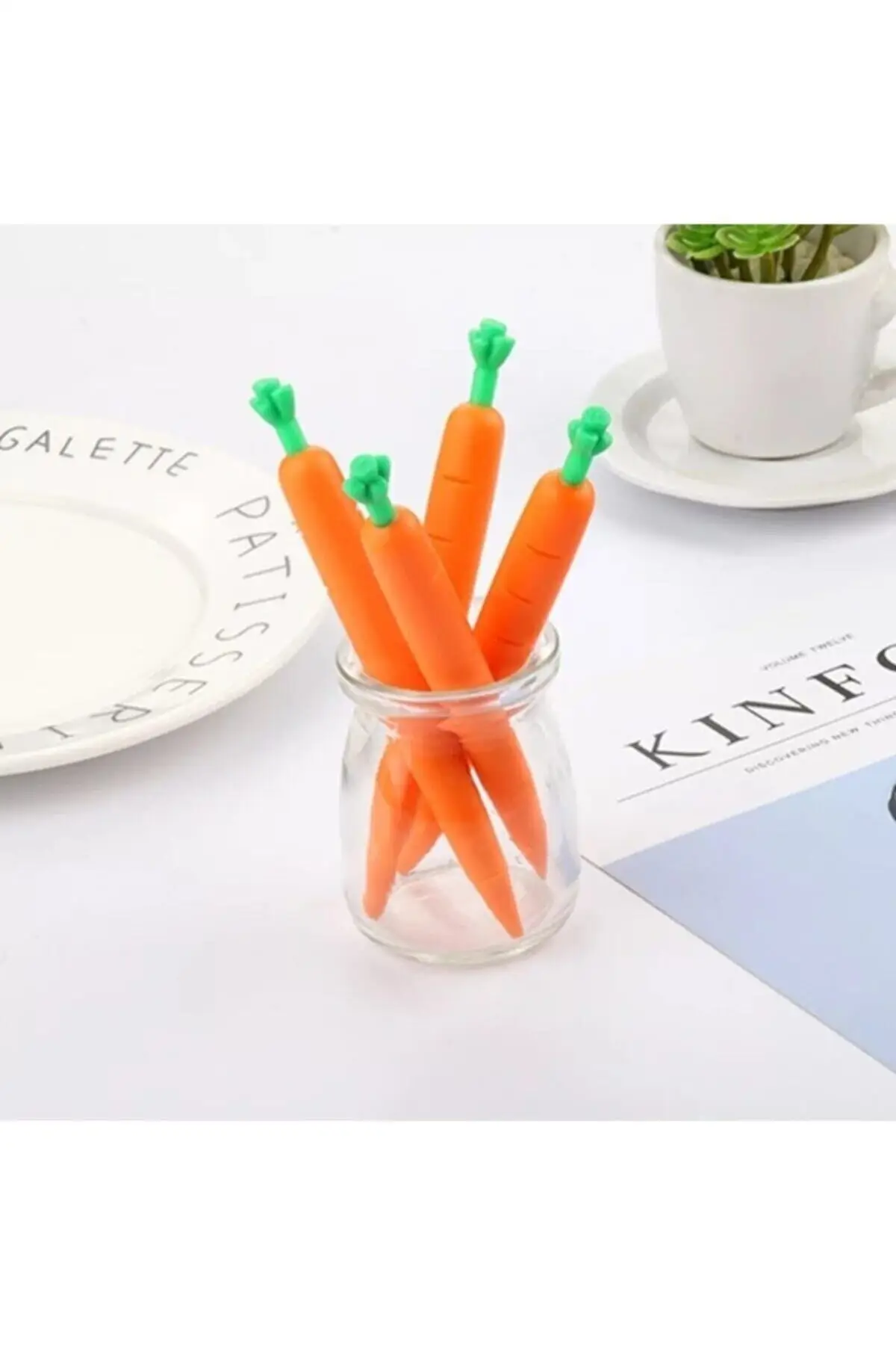 

Carrot Shaped 0.7 Ended KalemKawaii, Stationery, Fountain Pen, pointers
