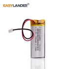 JST 1,25 мм 2 pin 3,7 V 700mAh 702050 литий-полимерный LiPo аккумуляторная батарея для Mp3 DVR PAD DVD bluetooth камеры