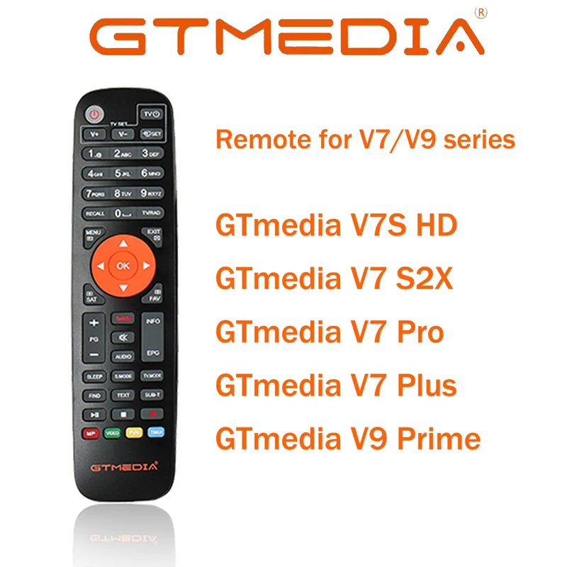 Пульт дистанционного управления GTmedia v7s V7 Plus S2X Freesat GTCOMBO V8 Golden NOVA V8X UHD V9 Super Prime Turbo GT