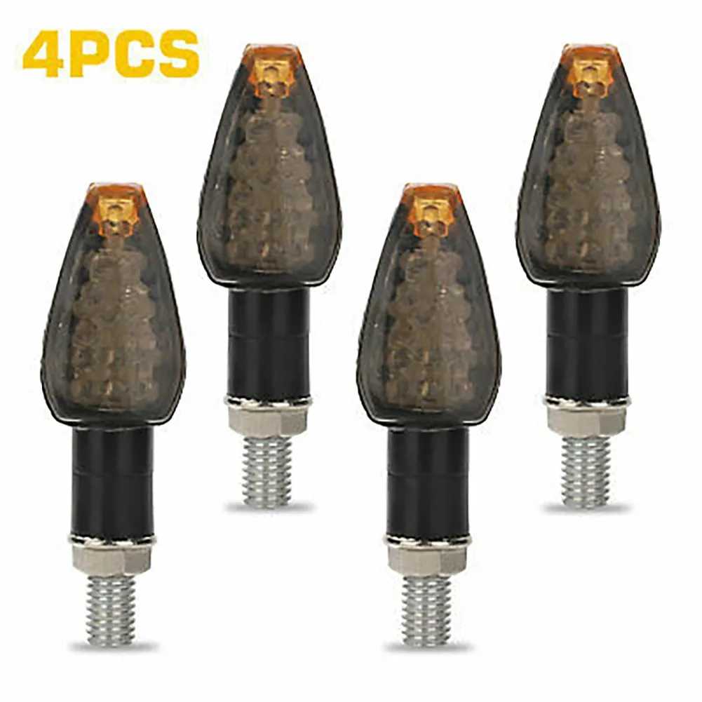 

Motorcycle LED Lights Universal Turn Signal Waterproof Accessories Amber