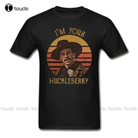 Doc Holliday Tombstone I’M Your Huckleberry Vintage Men'S Cotton T Shirt Teacher Tshirts Custom Aldult Teen Unisex Xs-5Xl Tshirt