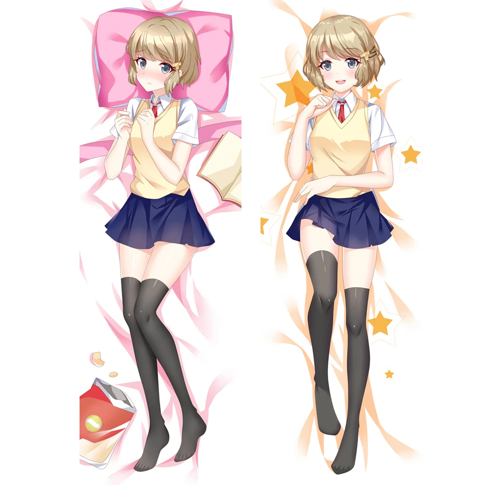 

Наволочка с рисунком аниме Rascal Not Dream of Bunny Girl Senpai Dakimakura обнимающая Подушка Чехол Koga Tomoe Otaku наволочка
