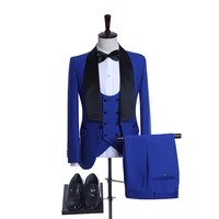 jeltonewin real photo 2022 latest coat pant design custom made blue 3 pieces costume homme smoking party tuxedo wedding dress
