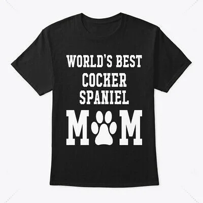 

Fahion Casual Worlds Best Coer Spaniel Mom For fashion Tagl Tee T-Shirt