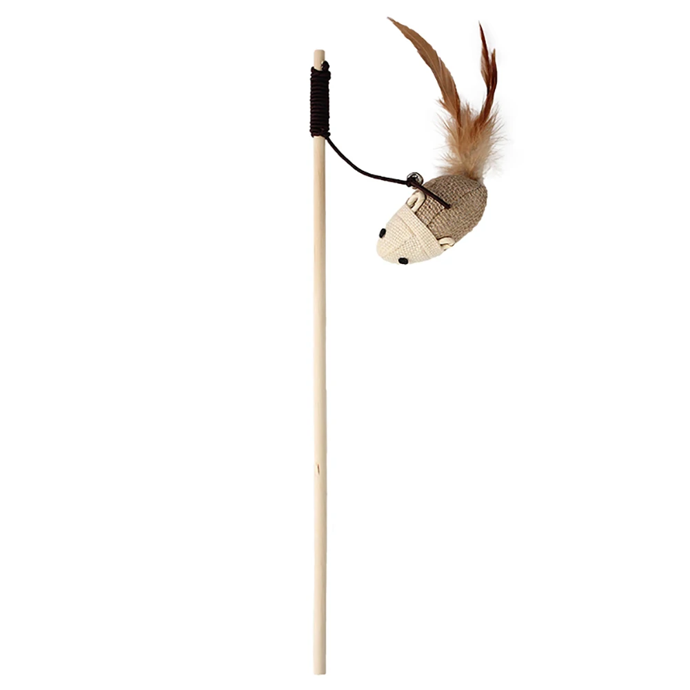 Новинка забавный кот прорезыватель длина питомца Интерактивная игрушка палочка