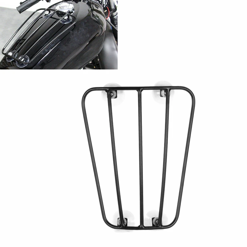 

New Motorcycle Cafe Racer Accessories Front Fuel Tank Cover Luggage Rack Bracket Retro Shelf