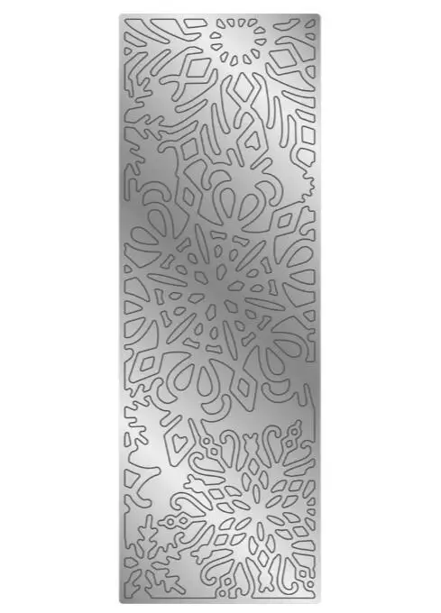 

2021 каскадные снежинки, металлические Вырубные штампы 54*157 мм, «сделай сам», скрапбукинг, фотоальбом, декоративное тиснение, форма для бумажн...