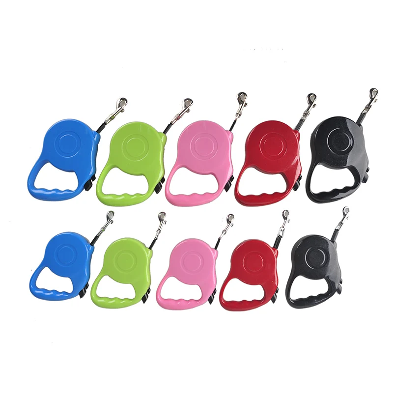 Новый Выдвижной Поводок для питомцев 3 м 5 поводок с одной рукой обучения щенков