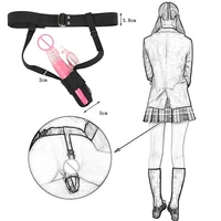 bdsm bondage restraint vibrator constrained forced strap sm belt harness holder strap on nylon waist massage masturbate belt