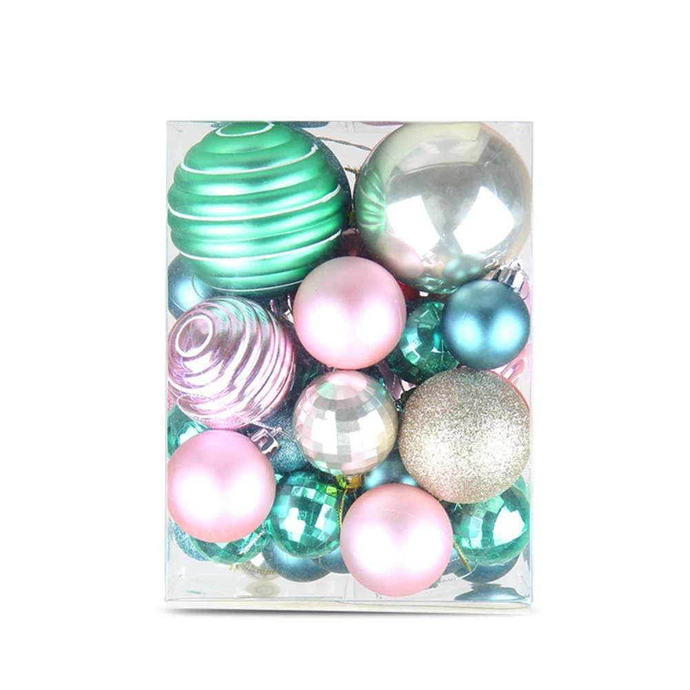 

50Pcs/Set Christmas Tree Ball Bauble Xmas Party Wedding Decor Hanging Ornaments Ball Noel Reindeer Santa Claus Snowman New Year