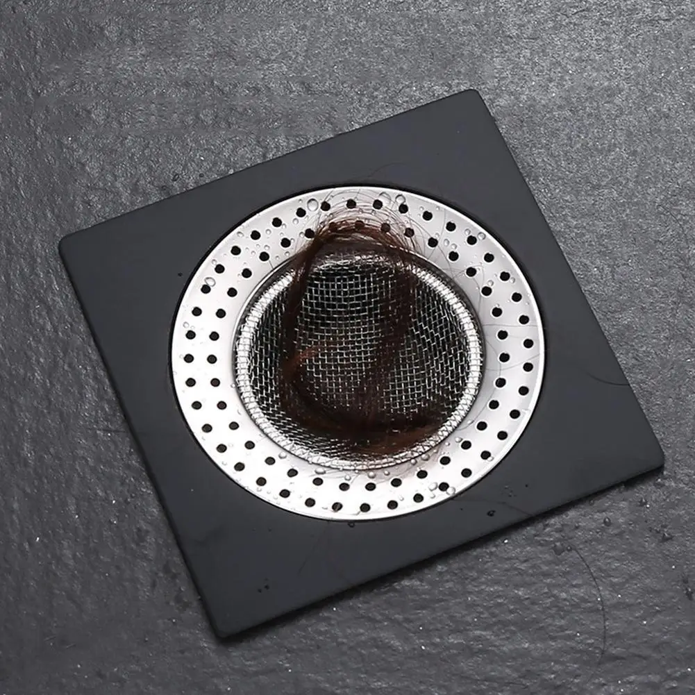 

Steel Bathtub Hair Catcher Stopper Shower Drain Hole Kitchen Filter Metal Sink Floor Drain Trap Strainer V3H5