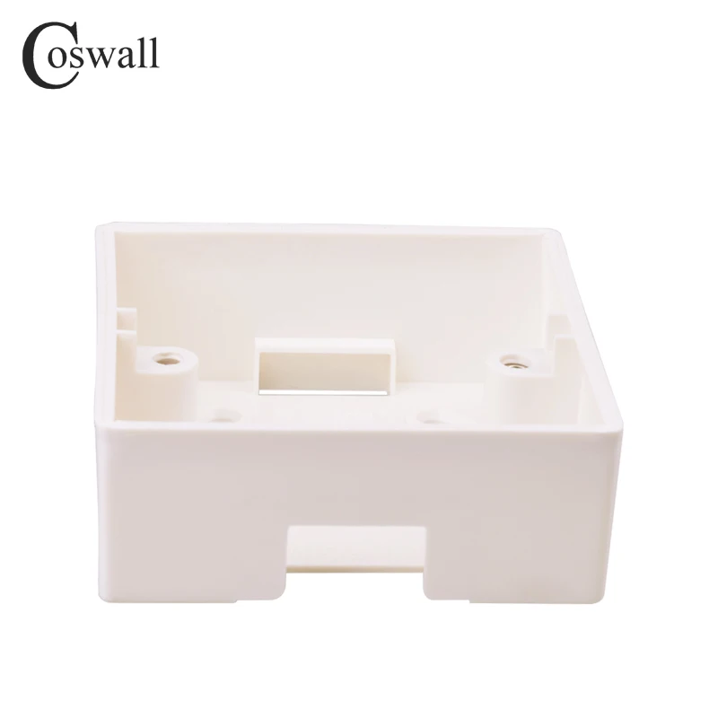 Coswall внешняя Монтажная коробка 86 мм* 86 мм* 33 мм для 86 мм* 86 мм Стандартные переключатели и розетки применяются для любого положения поверхности стены