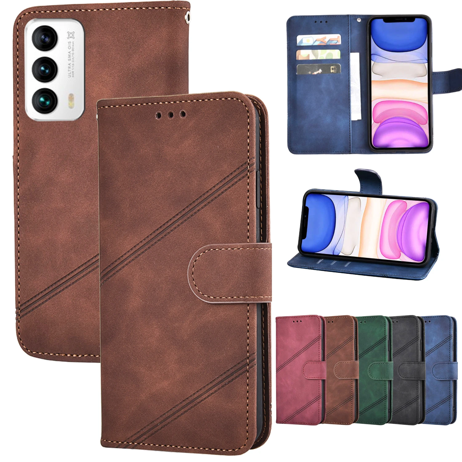 

Leather Wallet Cases For Meizu 18 S Pro 18X 17 Pro 16T 16s 16Xs M10 M8 M15 15 Lite 16th Plus C9 Pro X8 M6T M6s Note 9 8 Cover