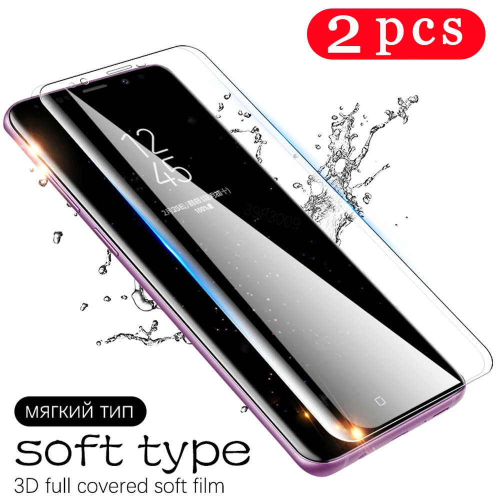 Закаленное стекло для samsung Galaxy S10 S10e S9 S8 plus 2 шт. защита экрана телефона S5 S6 S7 edge