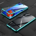 Магнитный адсорбционный чехол P40 Lite Meta для Huawei P40 Lite P30 P40 Pro, чехол из закаленного стекла для Huawei Honor 20 30 Pro 30S, чехол
