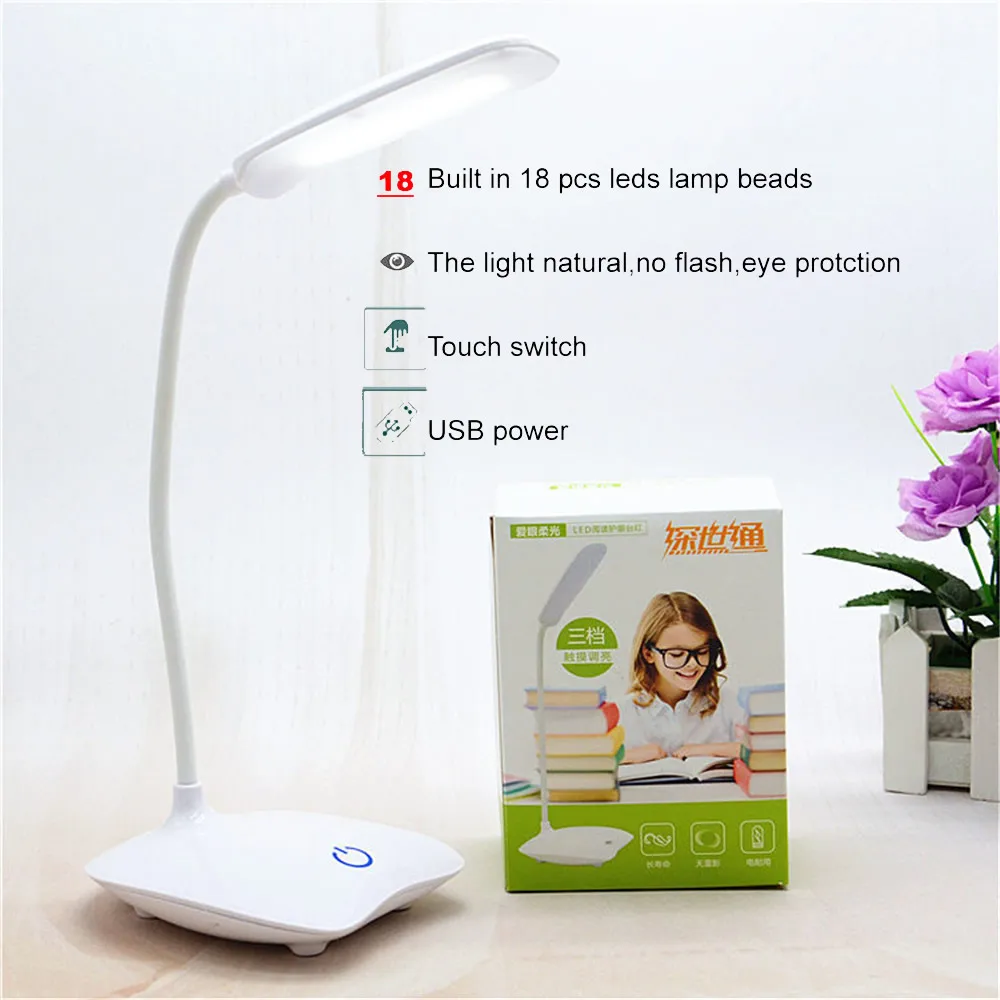 Портативный светодиодный сенсорный выключатель Светодиодный настольный