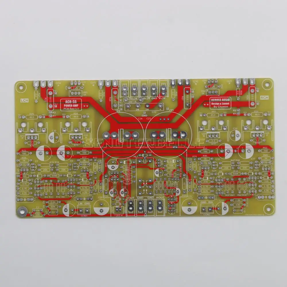 

DIY HiFi 50-80W Audio Power Amplifier Board PCB Based on YBA Amplifier Circuit