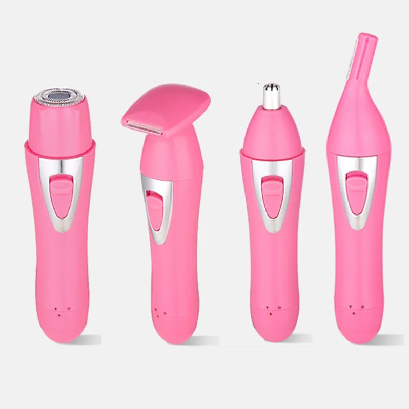 

4 in 1 Epilator Female Eyebrow Trimmer Epilator Shaver For Hair Removal Epilator Face depilador Female Bikini Depilatory