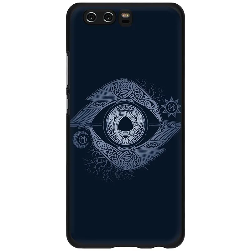 EWAU Viking Vegvisir Odin скандинавский мягкий чехол для телефона huawei Honor view 20 9X 6A 7A 7C 7X 8C 8X Pro 8 9 10 Lite - Цвет: B10