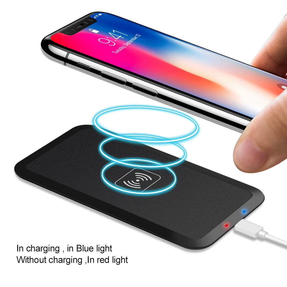 Оригинальное Беспроводное зарядное устройство Xnyocn QI для Samsung Galaxy S9 / S6 S7 edge S8 Plus