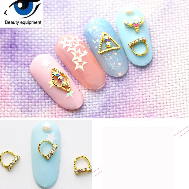 Японский простой дикий гвоздь флэш Алмазный Сплав симфония ногтей алмазный