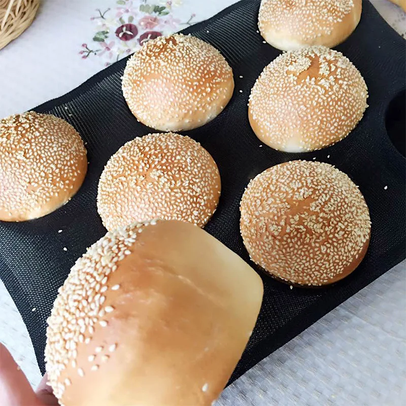 Meibum 8 полость вокруг хлеба выпекайте форму гамбургер буфет Пан Маффин лоток