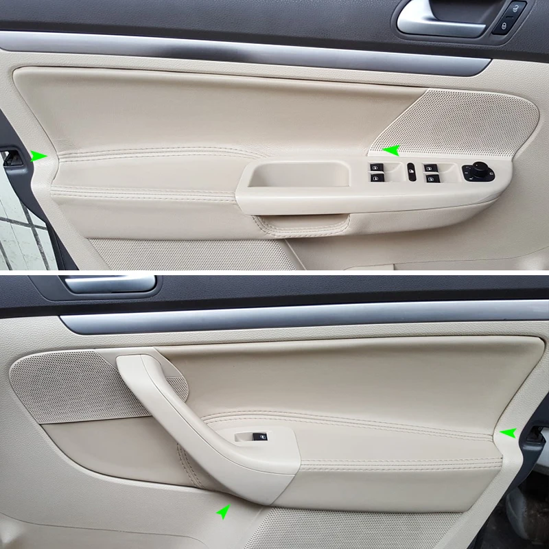 Наклейка на дверь и подлокотник из микрофибры для VW Jetta Golf 5 MK5 2005 2006 2007 2008 2009 2010 |