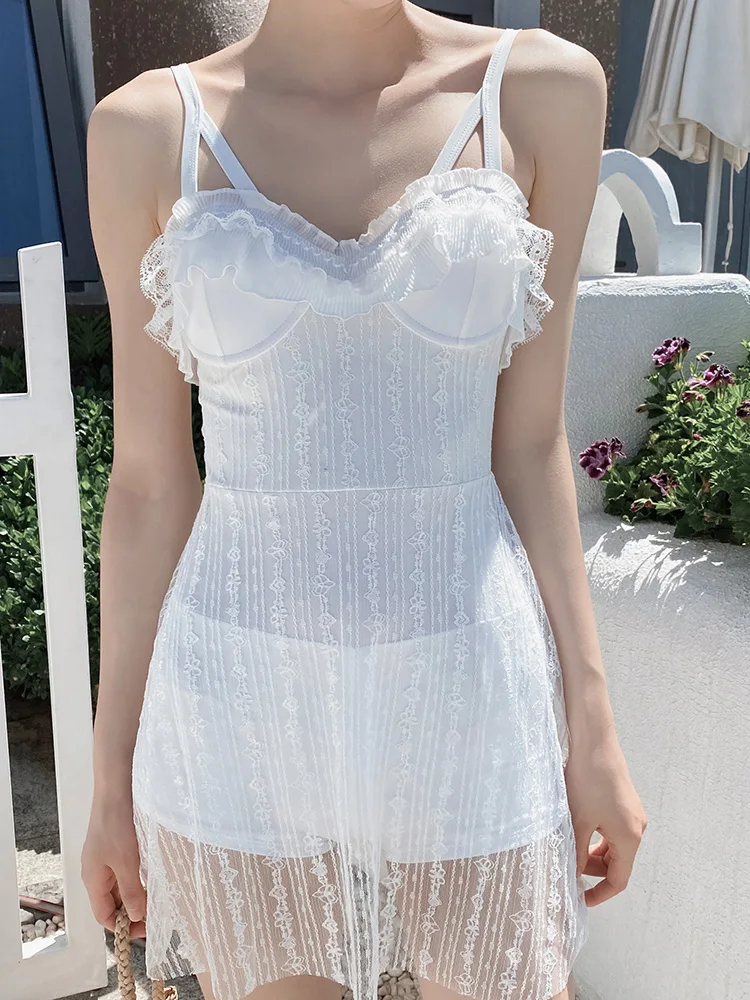 

Новинка 2021, купальник, японский, корейский, Юго-Восточная Азия, женский купальник, пляжная одежда, сексуальное бикини для молодых девушек, Ра...