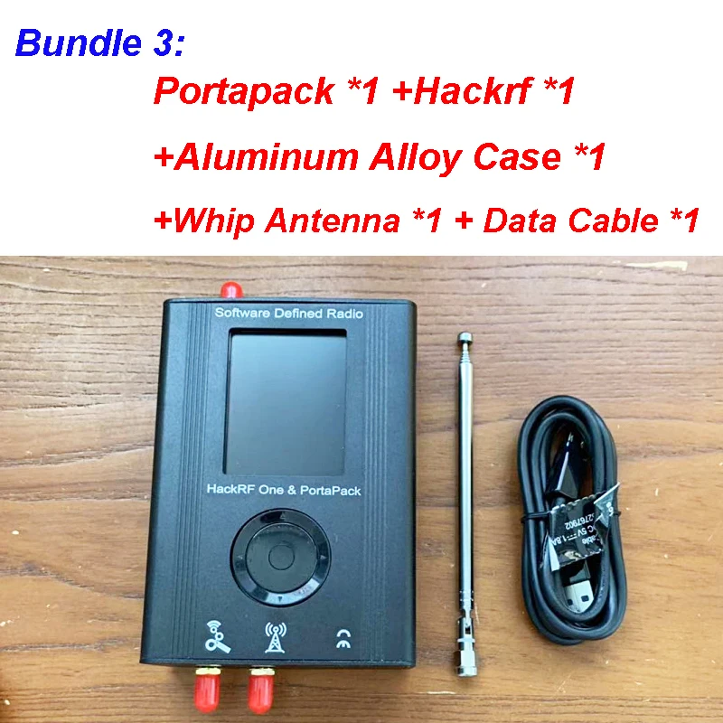 Одноконсоль PORTAPACK HackRF 1 МГц-6 ГГц SDR приемник/Передача AM FM SSB ADS-B SSTV Ham Radio 0.5PPM