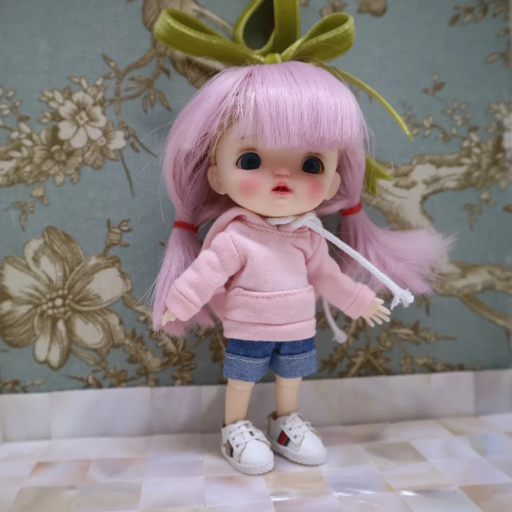 whole 5 Новые сахарные куклы Ob11 куклы 1/8 изготовление на заказ BJD куклы DIY макияж куклы и голова куклы OB - Цвет: whole 5