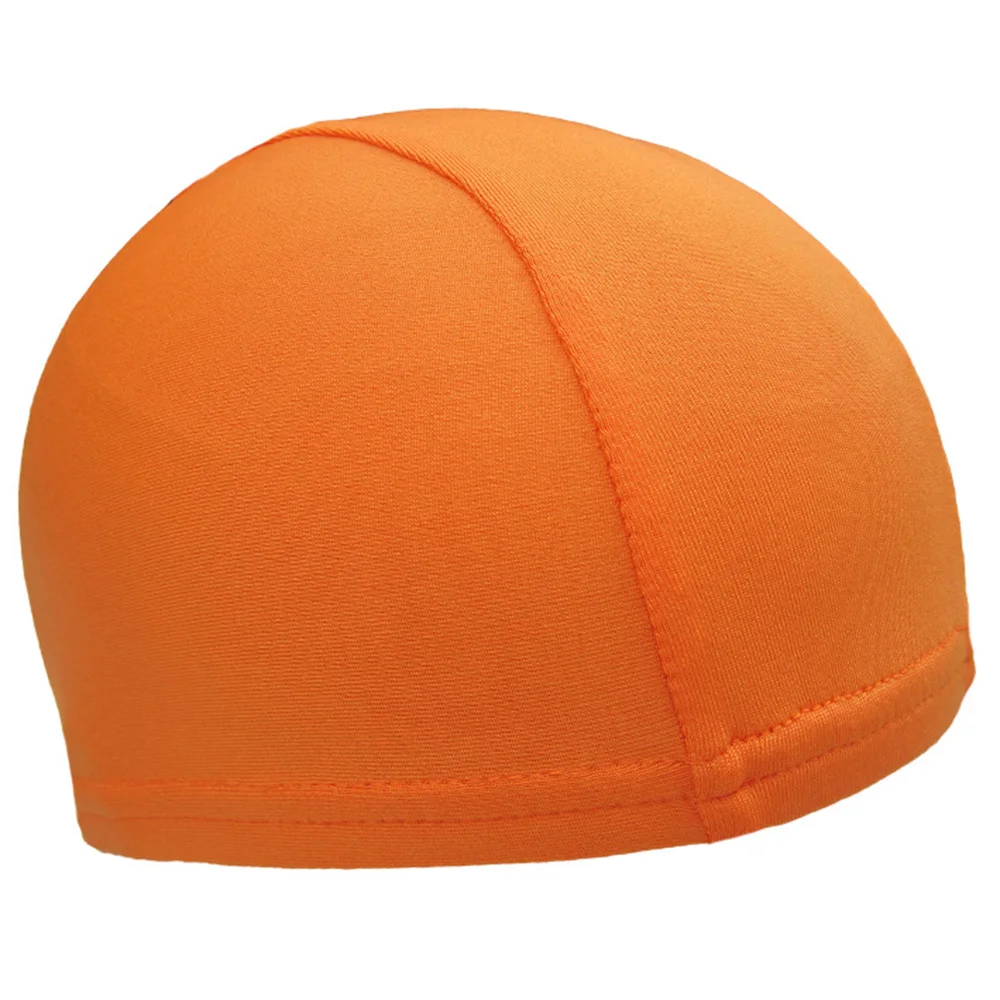 Orange Для шлема мотоциклетный велосипедный шлем Внутренняя крышка Coolmax шапка быстросохнущая дышащая шляпа жокейская шапочка под шлем шапочка - Цвет: Orange