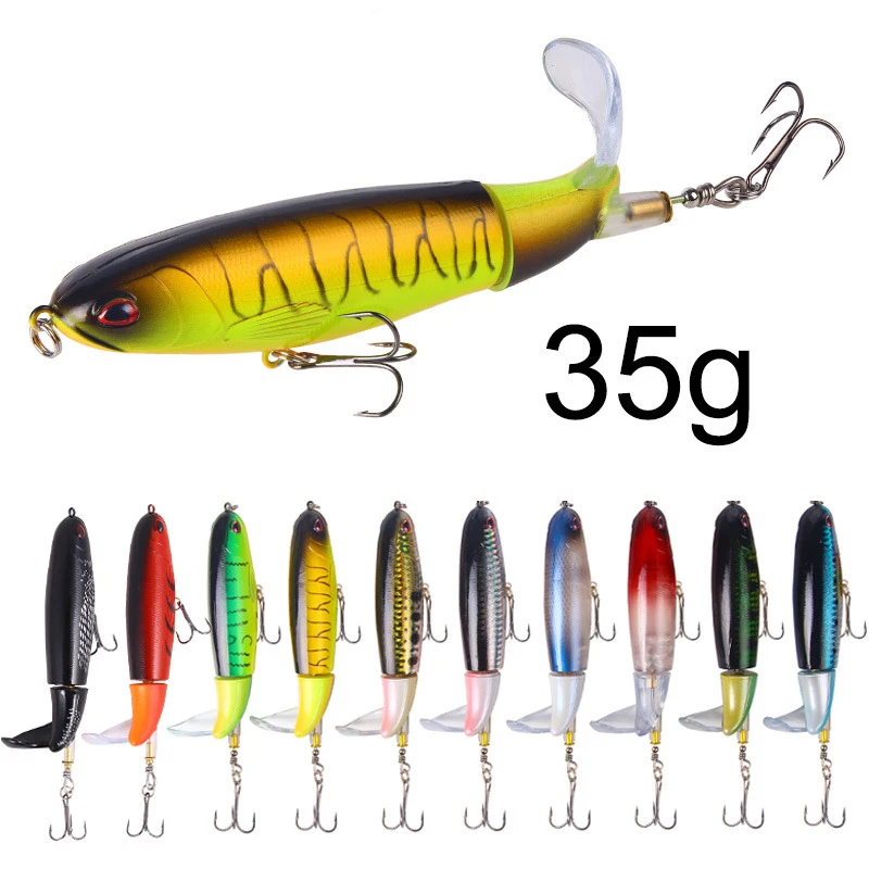 

1 шт. Whopper plopper, 14 см, 35 г, плавающий Поппер, рыболовная приманка, искусственная Магнитная рыболовная снасть, 3D глаза