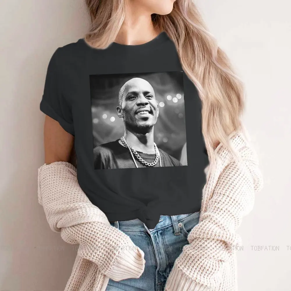 Женские рубашки с принтом лица RIP DMX хип-хоп рэпер большой винтажный Женский Топ