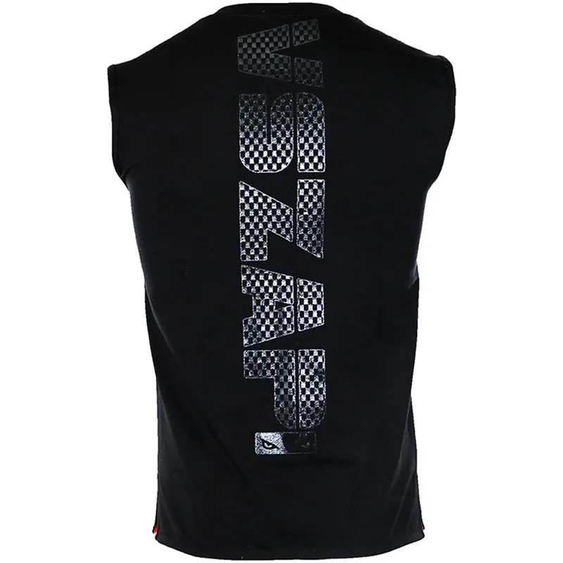 VSZAP боксерские Трикотажные изделия футболка без рукавов для MMA тренировочная